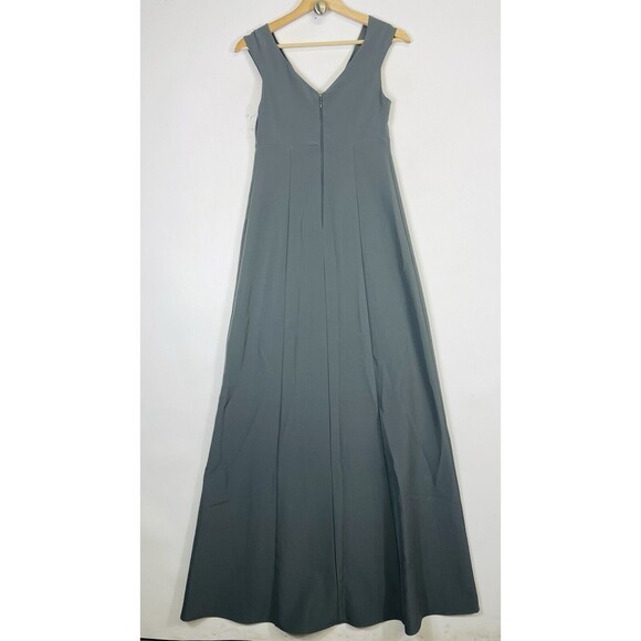 Show Me Your Mumu Grey Zurich Knot Cap Sleeve Maxi Gown Dress Women's Small NEW - Picture 5 of 8